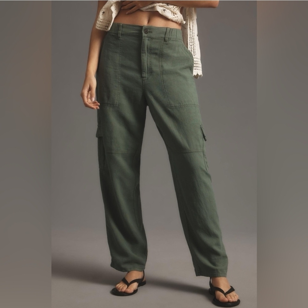 Pilcro Olive Green Cargo Trousers NEW Never Worn